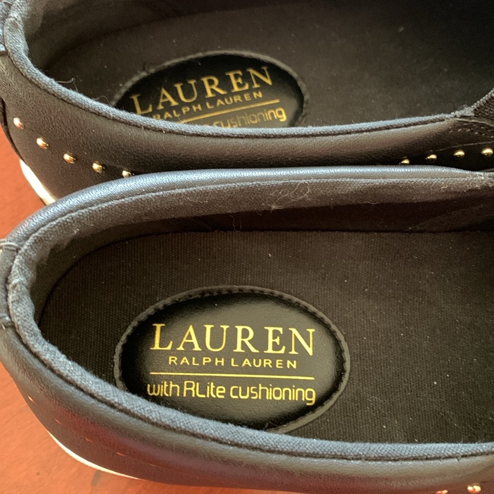Lauren Ralph Lauren Leather Slip on Shoes - Picture 4 of 8